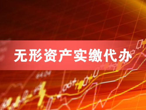 荷泽无形资产实缴资本代办